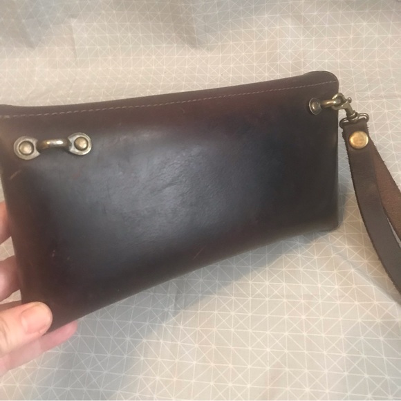 LM Leather Goods Vendue Southwest Clutch Wristlet - Picture 3 of 9